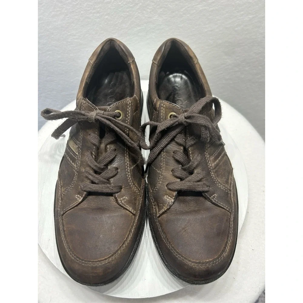ECCO Shock Point Men's Size EU 46/US 13 Brown Leather‎ Shoes